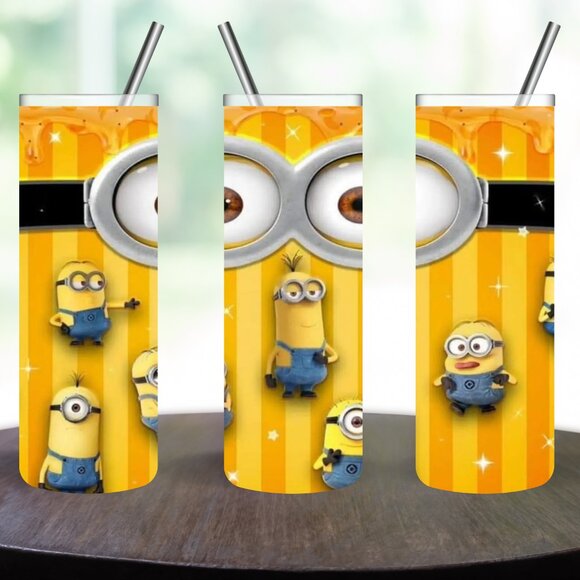 Stainless Steel Minions 20oz Skinny Tumbler - Picture 1 of 5